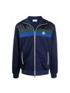 Logo Patch Striped Track Jacket Navy - MONCLER - BALAAN 1