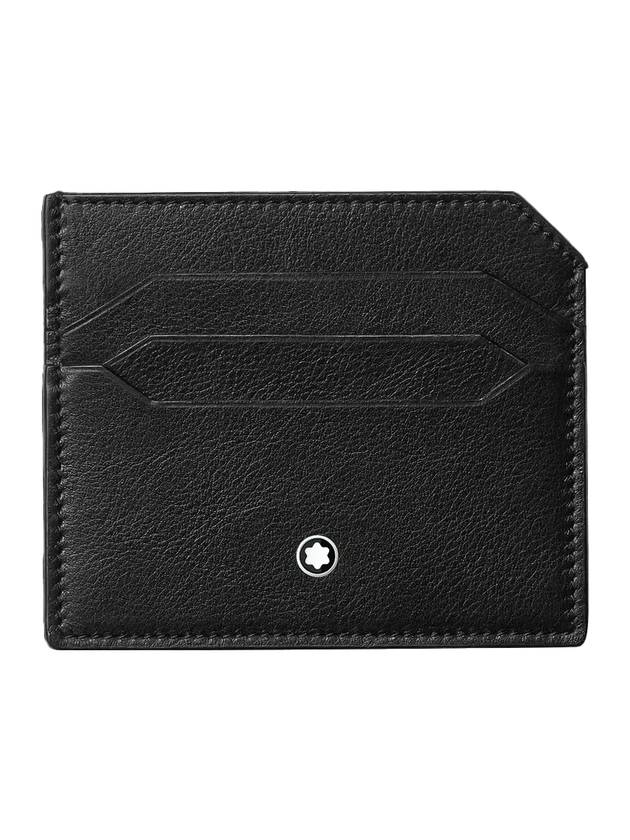 Soft 6CC Leather Card Wallet Black - MONTBLANC - BALAAN 1