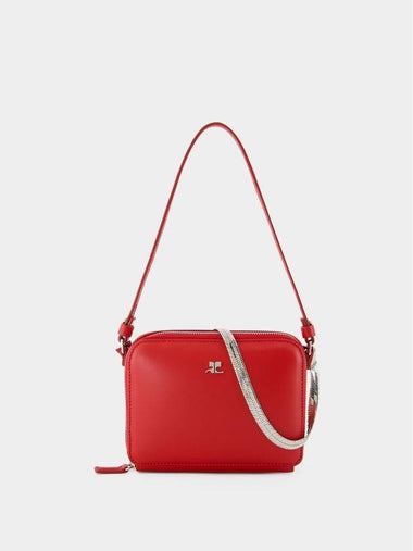 Cloud Chained Purse - Courreges - Leather - Red - COURREGES - BALAAN 1