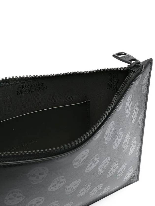 Biker Skull Clutch Bag Black - ALEXANDER MCQUEEN - BALAAN.