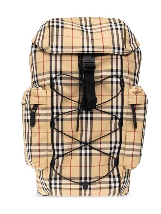 Murray Polyamide Backpack Beige - BURBERRY - BALAAN 3