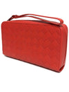 Intrecciato Long Wallet Red - BOTTEGA VENETA - BALAAN 3