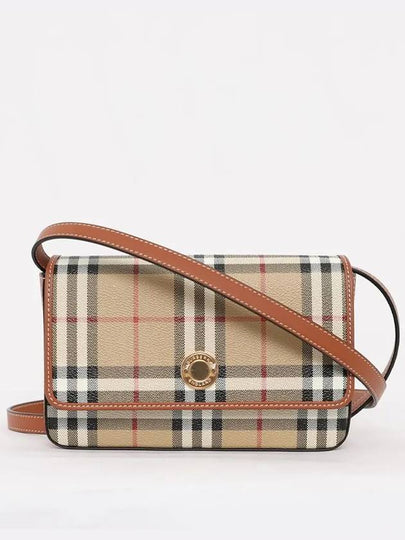 Hampshire Check Cross Bag Archive Beige - BURBERRY - BALAAN 2