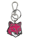 Maison Kitsune Foxhead metal key ring LW06904AM1002 FUCHSIA - MAISON KITSUNE - BALAAN 3