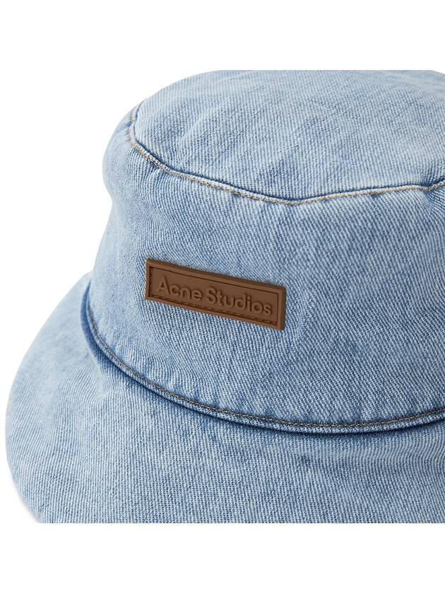 Logo Denim Bucket Hat Light Blue - ACNE STUDIOS - BALAAN 6