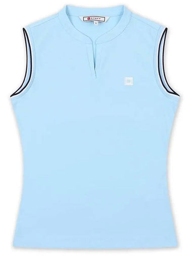 Logo Point Sleeveless T-Shirt OF9802LASKYBLUE - ONOFF - BALAAN 1