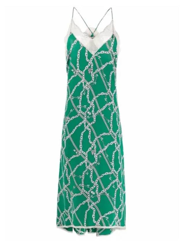 Chain printing long dress WWDR00040 - ZADIG & VOLTAIRE - BALAAN 5