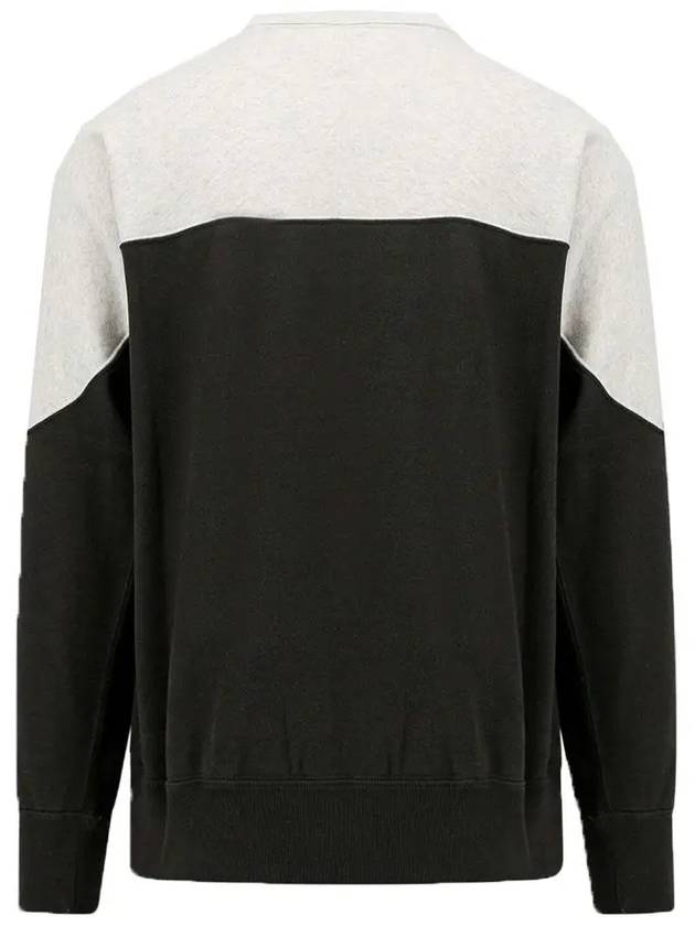 Howley Logo Two-Tone Sweatshirt Faded Black - ISABEL MARANT - BALAAN 4