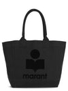 Small Yenky Logo Tote Bag Black - ISABEL MARANT - BALAAN 2