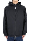 Etiache Rain Hooded Zip Up Black - MONCLER - BALAAN 3