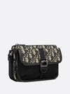 8 Oblique Jacquard Small Messenger Bag Beige Black - DIOR - BALAAN 3