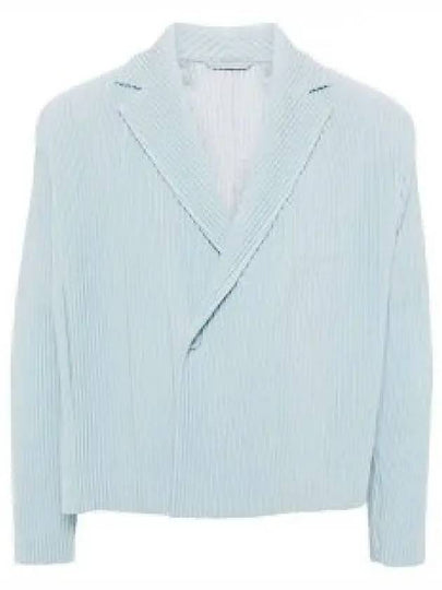 Tailored Pleated 2 Jacket Blue - ISSEY MIYAKE - BALAAN 2