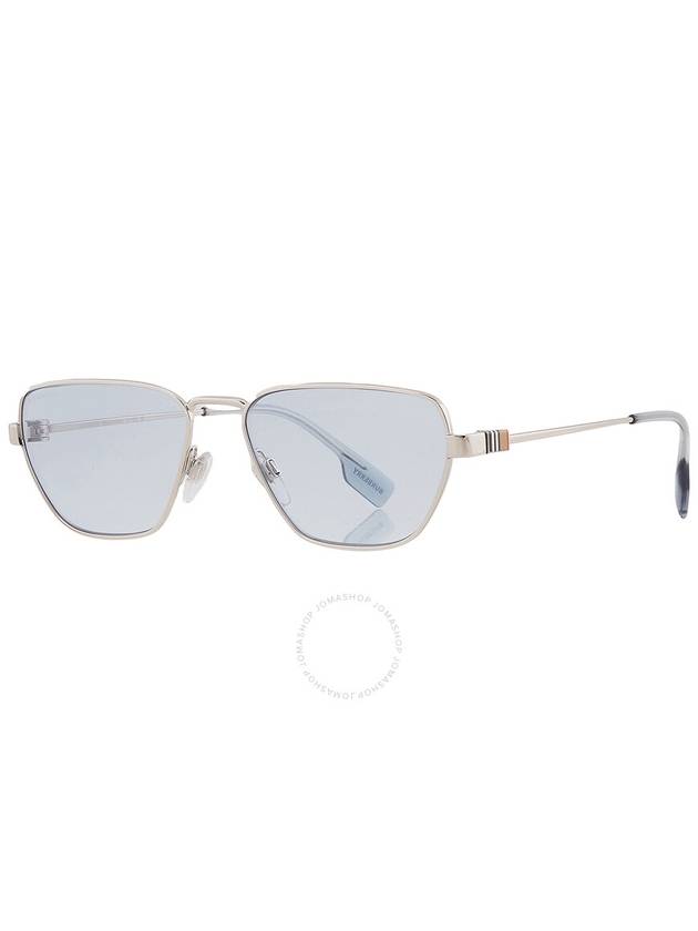 Burberry Light Blue Irregular Men's Sunglasses BE3146 100572 56 - BURBERRY - BALAAN 3