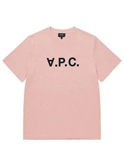 Standard Grand VPC Short Sleeve T-Shirt Pink - A.P.C. - BALAAN 2