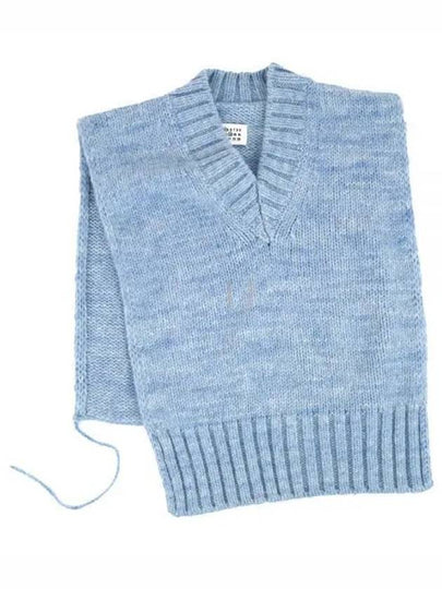 Botanical Dye Knit Vest Pale Blue - MAISON MARGIELA - BALAAN 2