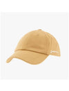 La Casquette Embroidered Logo Ball Cap Beige - JACQUEMUS - BALAAN 4