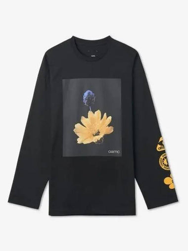 Oversized Flora T shirt Black 23E28OAJ18COT00727001 - OAMC - BALAAN 1