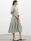 Tiered Shirring Dress_Mint - MITTE - 7