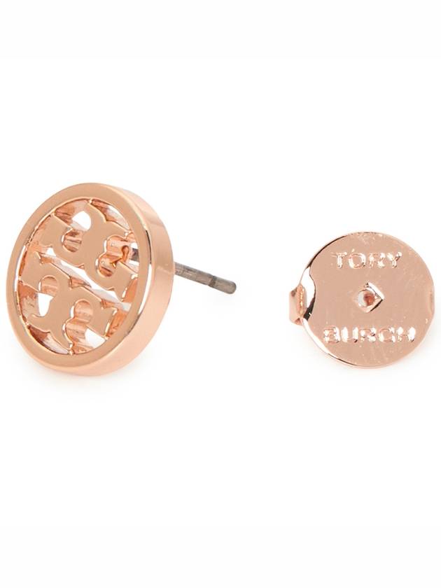 Miller Stud Earrings Rose - TORY BURCH - BALAAN 8