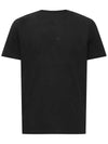 Robot Print Cotton Short Sleeve T-Shirt Black - PAUL SMITH - BALAAN 4