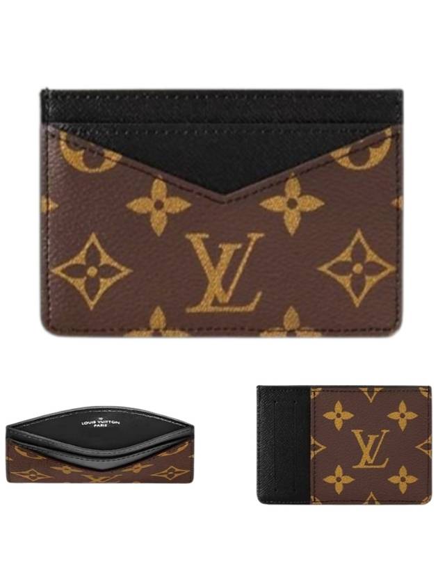 Neo Porte Monogram Card Wallet Black Brown - LOUIS VUITTON - BALAAN 2