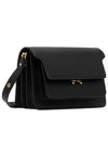 Saffiano Trunk Medium Shoulder Bag Black - MARNI - BALAAN 4