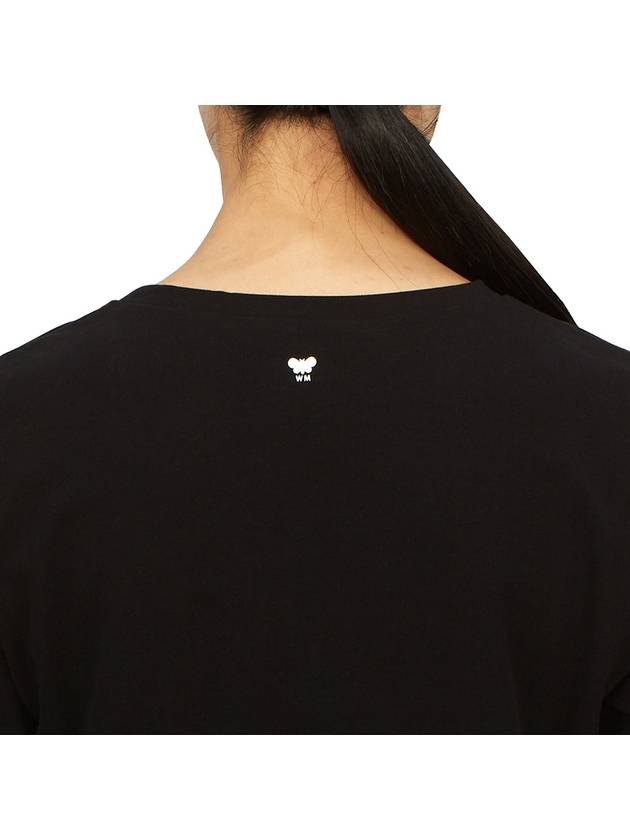 Siamese Long Sleeve T-Shirt Black - MAX MARA - BALAAN 7