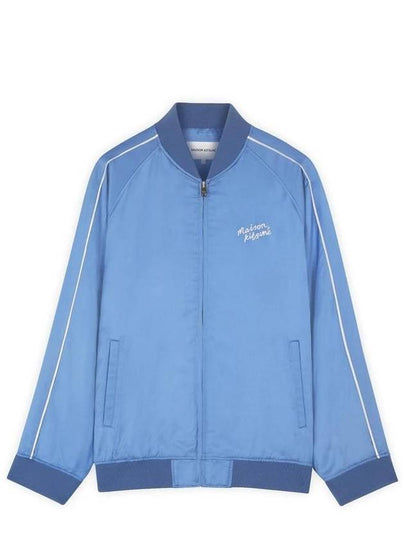 Teddy Bomber Jacket Blue - MAISON KITSUNE - BALAAN 2