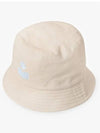 Haley Embroidered Logo Bucket Hat Ivory - ISABEL MARANT - BALAAN 4