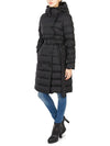 Women's Double Breasted Hooded Padded Black - BURBERRY - BALAAN 8