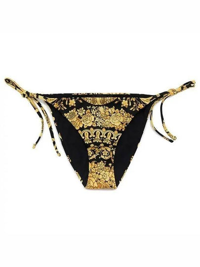 Baroque Print Bikini Bottom Black - VERSACE - BALAAN 2