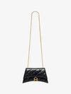 Crush XS Chain Quilted Shoulder Bag Black - BALENCIAGA - BALAAN 3