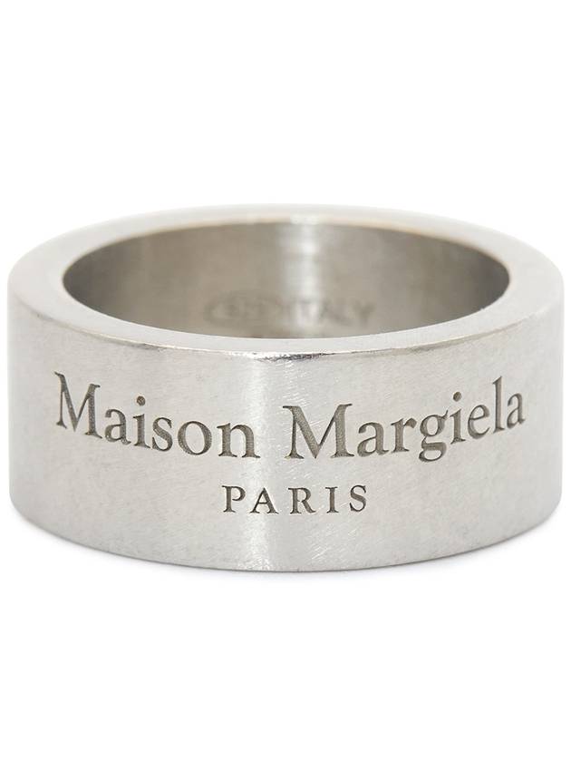 Engraved Logo Ring Silver - MAISON MARGIELA - BALAAN 5