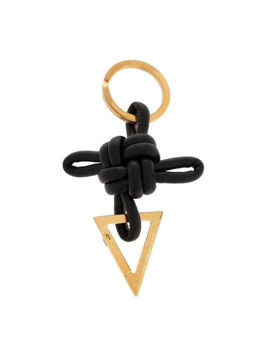 Triangle Key Holder Black - BOTTEGA VENETA - BALAAN 1