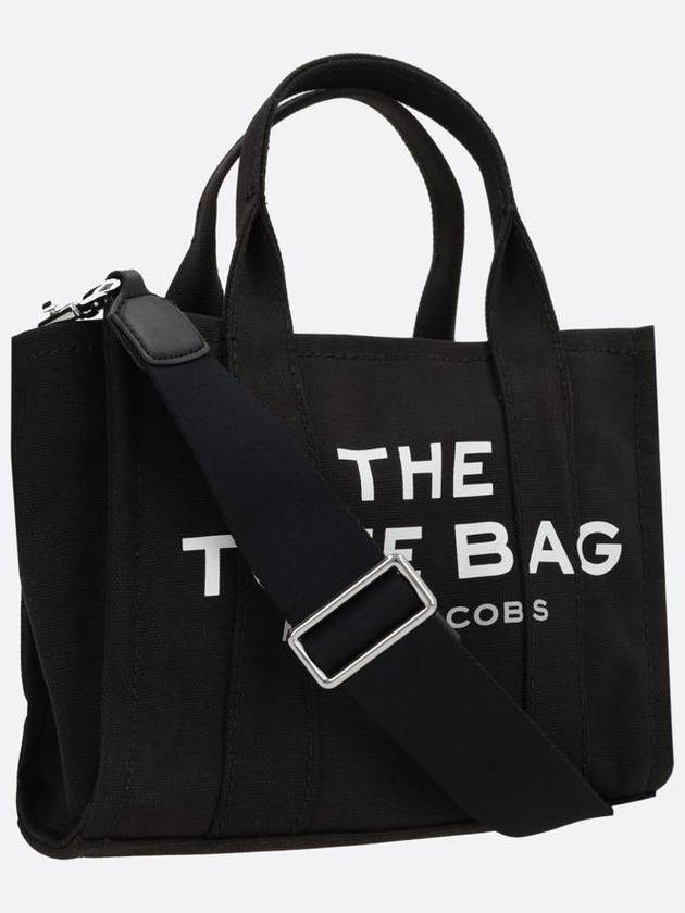 Logo Small Canvas Tote Bag Black - MARC JACOBS - BALAAN 3