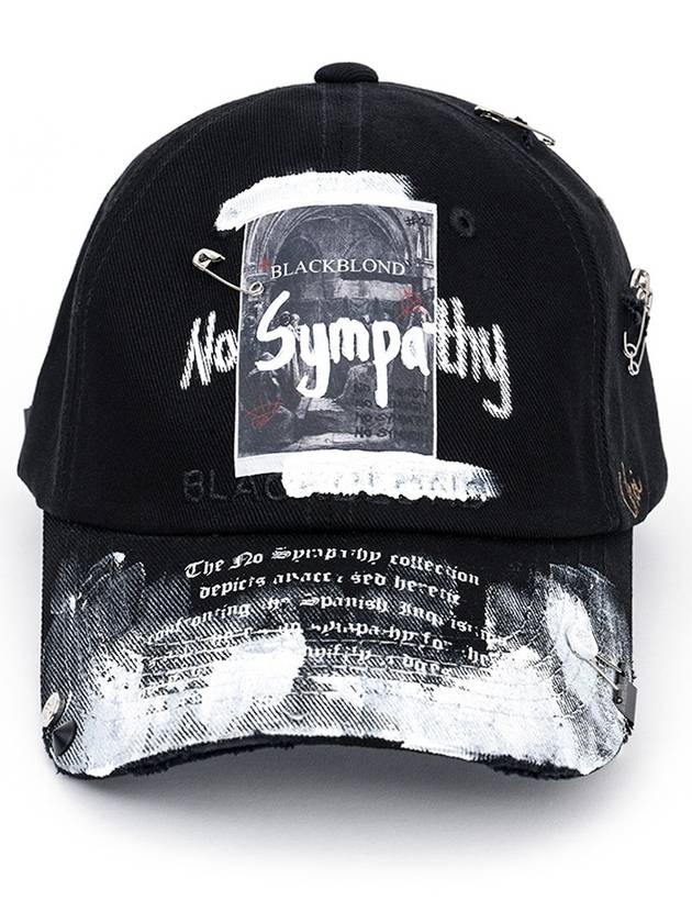 BBD No Sympathy Graffiti Logo Cap Black - BLACKBLOND - BALAAN 2