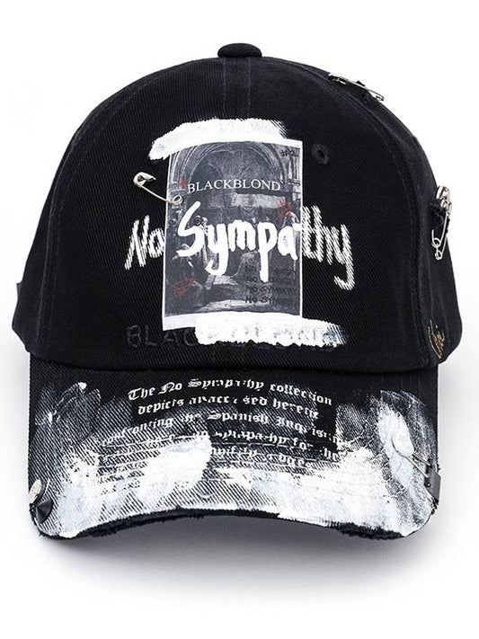 BBD No Sympathy Graffiti Logo Cap Black - BLACKBLOND - BALAAN 2