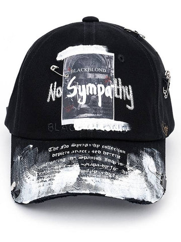 BBD No Sympathy Graffiti Logo Cap Black - BLACKBLOND - BALAAN 1