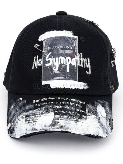 No Sympathy Graffiti Logo Cap Black - BLACKBLOND - BALAAN 2