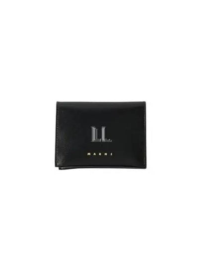 Folded Half Wallet Black - MARNI - BALAAN 2