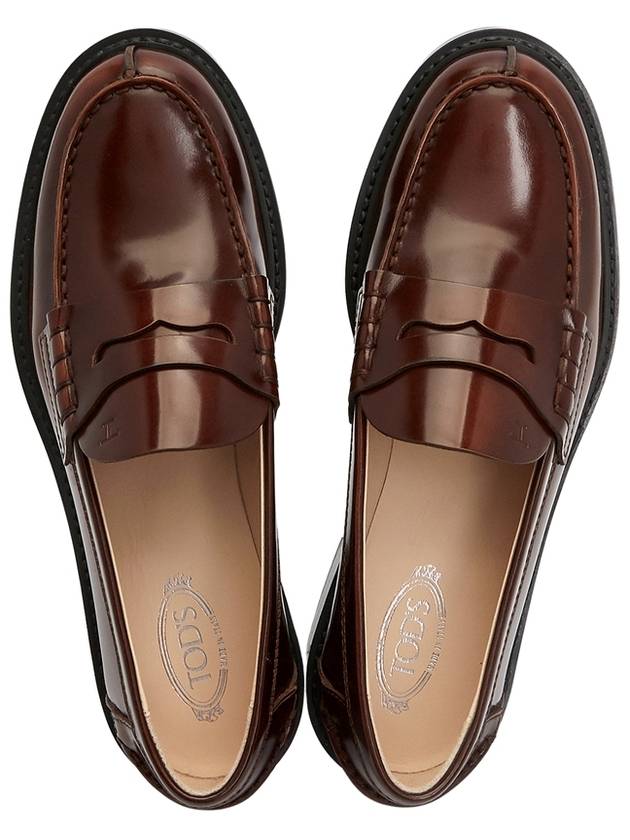 Flat Moccasin Loafer Brown - TOD'S - BALAAN 3