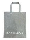 Logo Printed Tote Bag Grey - MAISON MARGIELA - BALAAN 3