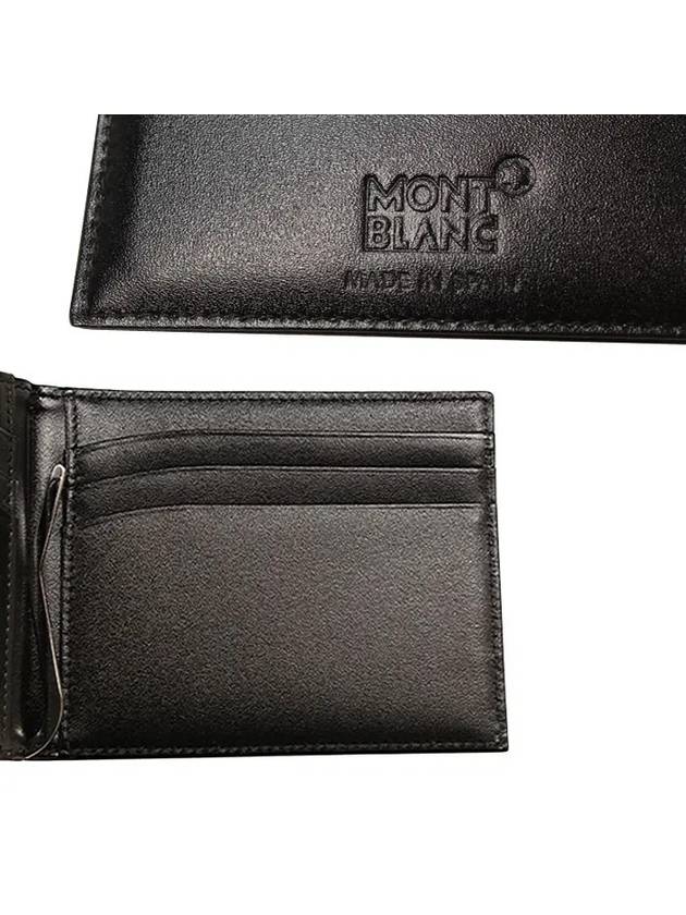 Meisterstuck 6CC Money Clip Half Wallet Black - MONTBLANC - BALAAN 5