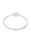 Moments Sparkling Infinity Heart Clasp Snake Chain Bracelet Silver - PANDORA - BALAAN 4