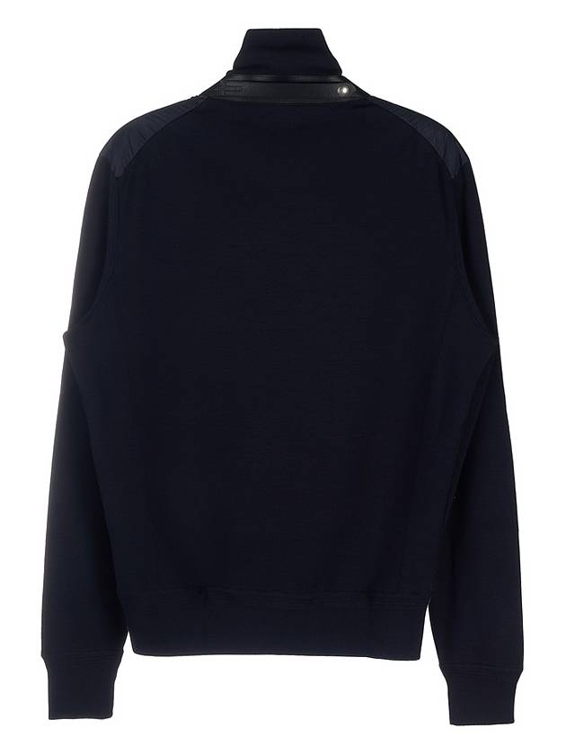 Men's High Neck Wool Knit Padding Navy - TOM FORD - BALAAN 3