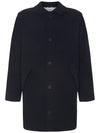 Back Stripe Classic Single Coat Navy - THOM BROWNE - BALAAN.