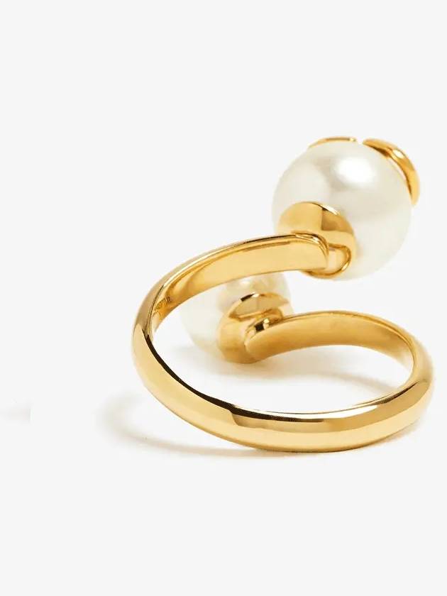 Women s V logo signature pearl ring 5W0J0W79 UXM 0O3 - VALENTINO - BALAAN 3