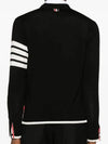 Wool 4-Bar Cardigan Black - THOM BROWNE - BALAAN 4