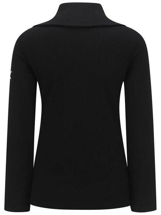 Official WOMEN HIGH NECK ZIP LONG T SHIRT BK - ANEWGOLF - BALAAN 2