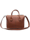 Di Leather Tote Bag Brown - TOD'S - BALAAN 5